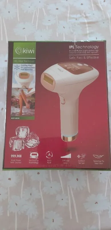 Kiwi Ipl Buz Lazer Epilasyon Tüy Alma Cihazı Otomatik/manuel Yüz, Vücut, Hassas Bölge Kullanımı 999.900 Flash Atım KEP-6834