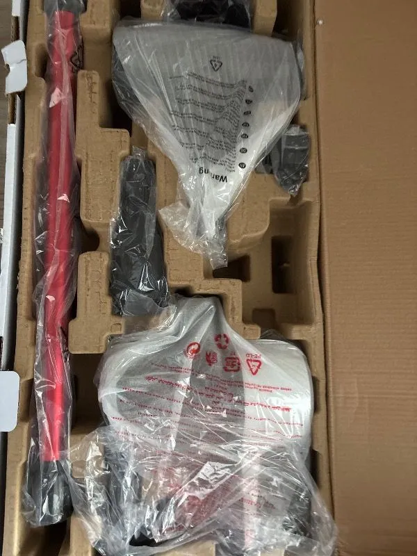 Fakir Inovator 6157 Dikey Şarjlı Süpürge Kırmızı 0,54 L Toz Haznesi ile Güçlü Emiş Teknolojisi