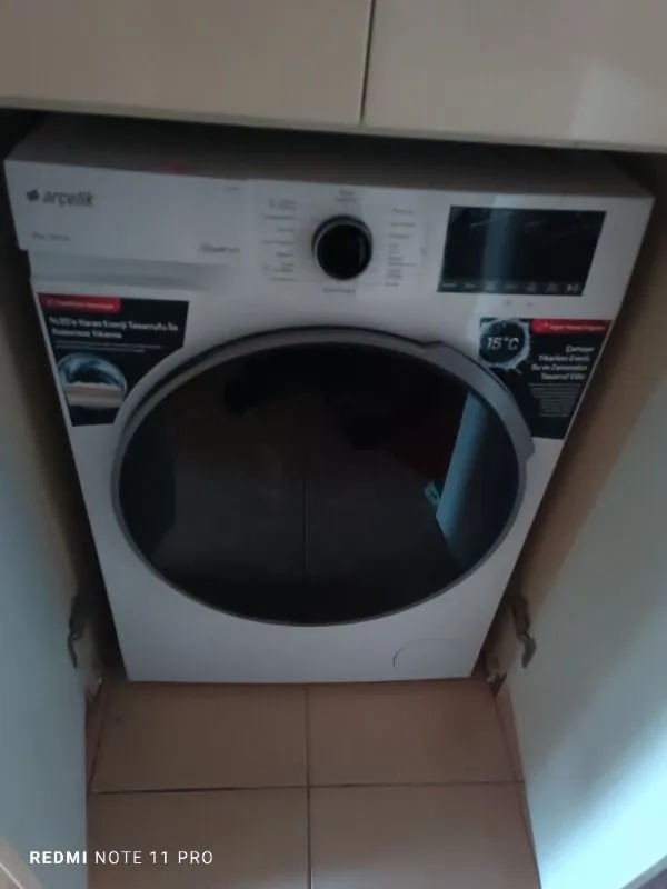 Arçelik 10 Kg Yıkama Kapasiteli Çamaşır Makinesi B Enerji Sınıfı 1200 Devir Hızı