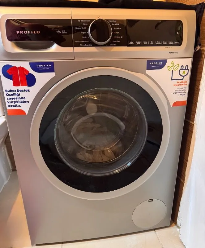 Profilo CGA252ZXTR A Enerji Sınıfı 10 kg 1200 Devir Çamaşır Makinesi