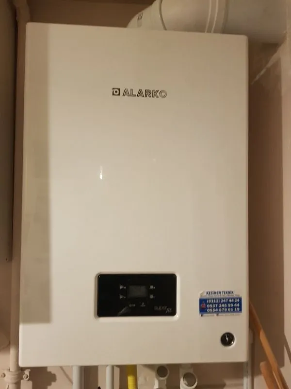 Alarko SUF 24 24 kW Premiks Tam Yoğuşmalı Kombi Hermetik Baca ile Isıtma Tekniği