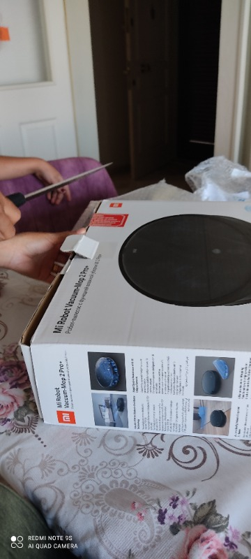 Xiaomi Mi Robot Vacuum Mop Pro 2+ 3D Global Versiyon Siyah Robot Süpürge