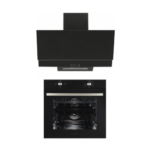 Alveus Lotus Siyah 2'li Ankastre Set MODF17-MFA604 A Enerji Sınıfı Emaye Ocak Yüzeyi HBCV00000640CA