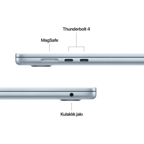 Apple MacBook Air M5 16GB 512GB SSD macOS 15″ Taşınabilir Bilgisayar Gök Mavisi MDVQ4TU/A