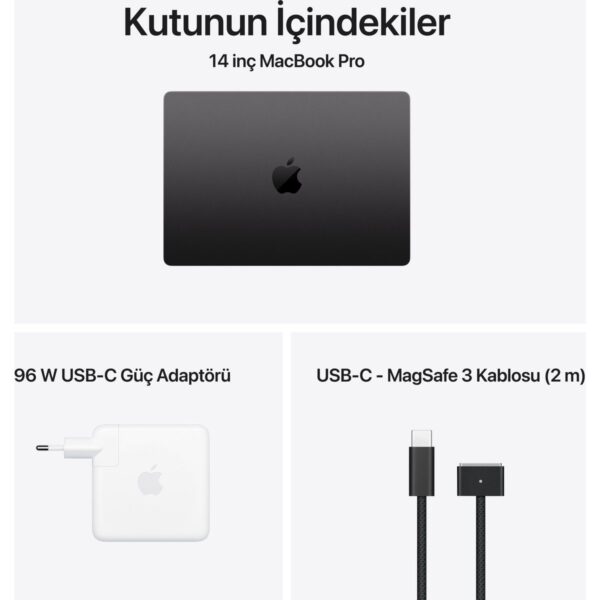 Apple MacBook Pro M5 Pro 24GB 1TB SSD macOS 14″ Taşınabilir Bilgisayar Uzay Siyahı MGDR4TU/A
