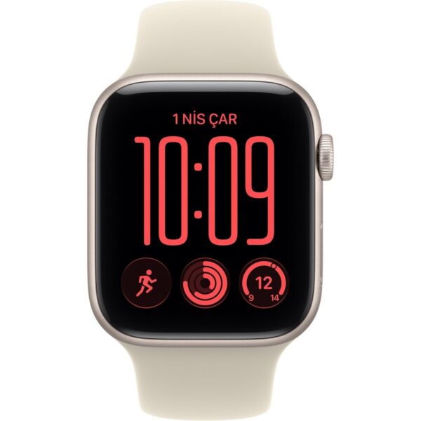 Apple Watch Se 3 Gps, Yıldız Işığı Alüminyum Kasa ve Kum Beji Spor Kordon – S/m