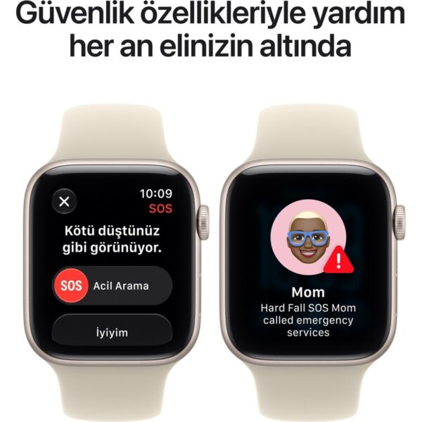 Apple Watch Se 3 Gps, Yıldız Işığı Alüminyum Kasa ve Kum Beji Spor Kordon – S/m
