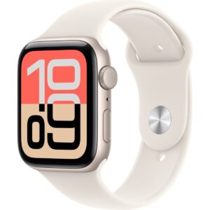 Apple Watch Se 3 Gps, 40 mm Yıldız ışığı Alüminyum kasa ve Yıldız ışığı Spor kordon - s/m Yıldız Işığı