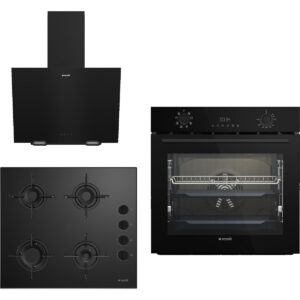 Arçelik New Black Star 3 Lü Ankastre Set 686 ( Afc 341 S - Ocd T 601-1 Es - Ade 604-1 S ) - Buhar Destekli - 3D Pişirme HBCV0000IQ9EIX