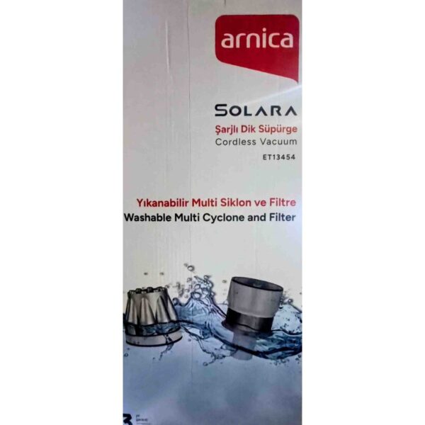 Arnica Solara ET13454 Şarjlı Dikey Süpürge