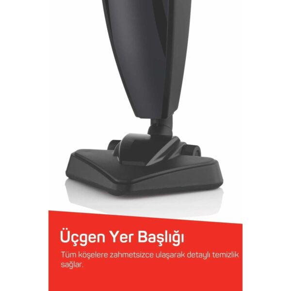 Arzum FL492 Felix Polvo Pro Dikey Elektrikli Süpürge 800W, Yıkanabilir Filtre, 1.5 L Toz Haznesi, Siyah