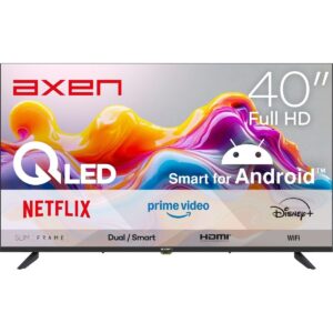 Axen AX40QLEDM-A14S 40'' 101 Ekran Uydu Alıcılı Full HD Android QLED TV HBCV0000CY9PR0