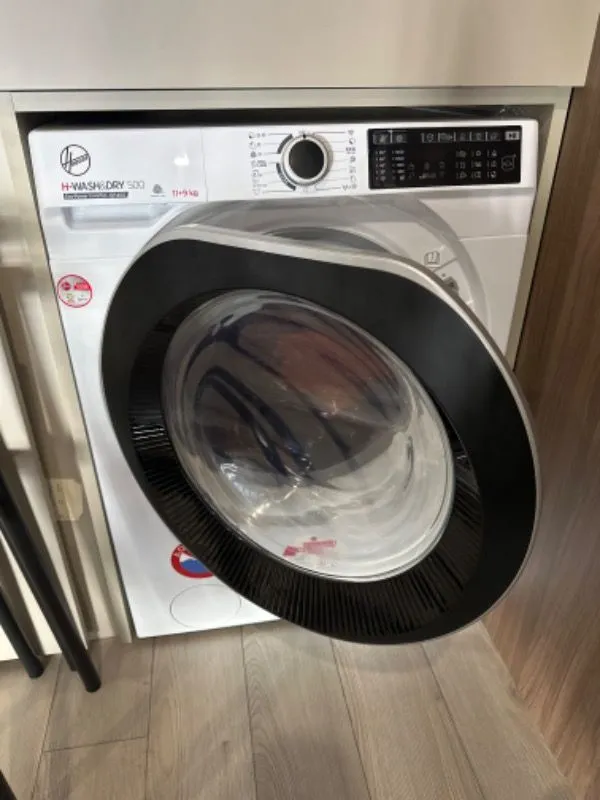 Hoover HDQ 4119AMBS/1-S 11 kg Yıkama 9 kg Kurutma Wi-Fi Bağlantılı 1400 Devir Kurutmalı Çamaşır Makinesi