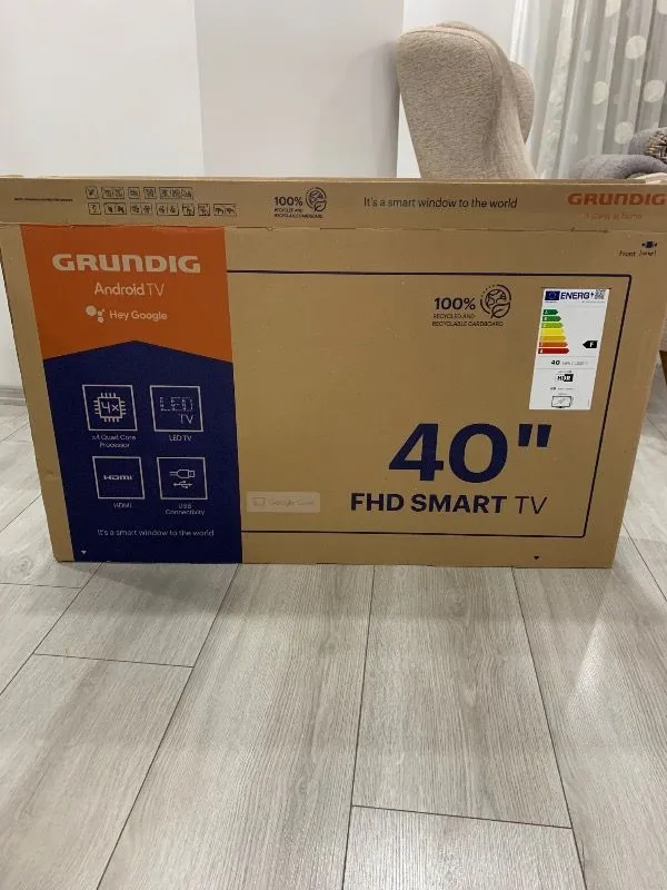Grundig 40 GKF 6000 40″ 102 Ekran Uydu Alıcılı Full HD Smart LED TV