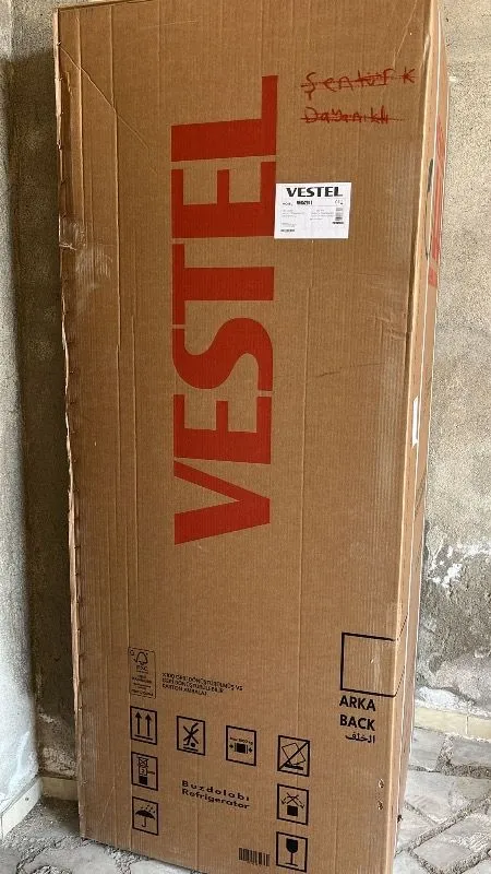 Vestel NFK52011 471 Lt Kapasiteye Sahip No-Frost Buzdolabı E Enerji Sınıfı Şık Tasarım ve Sessiz Çalışma