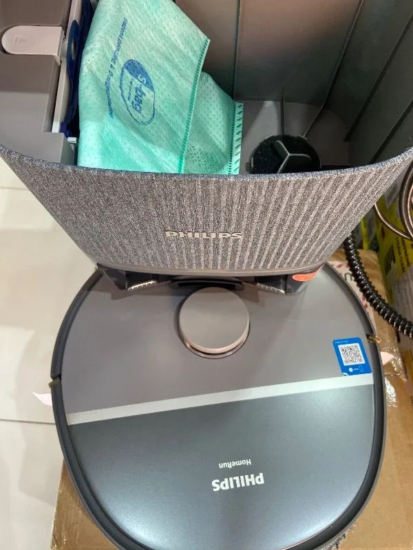 Philips 5000 Serisi Islak Kuru Robot Süpürge, Yüksek Emiş Gücü, Uzun Çalışma Süresi, HomeRun, Otomatik Boşaltma İstasyonu, Gri, XU5100/10