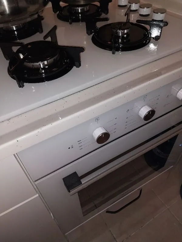 Kumtel 2’li Beyaz Cam Ankastre Set