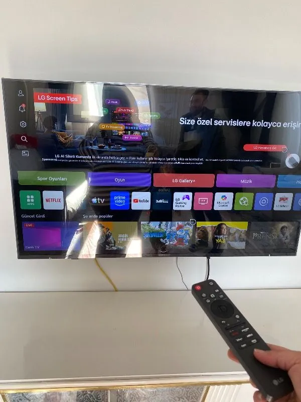 LG 65UA8500 65” 165 Ekran Uydu Alıcılı 4K Ultra HD Smart webOS LED TV