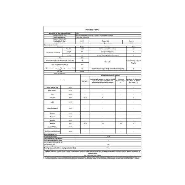 Beko 674533 MB Kombi Tipi Buzdolabı 532 L E Enerji Sınıfı No Frost Özellikli