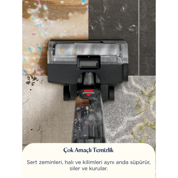 Bissell Crosswave Omniforce Edge Pro Islak&Kuru Süpürme ve Silme Makinesi Dikey Kullanım Özelliği