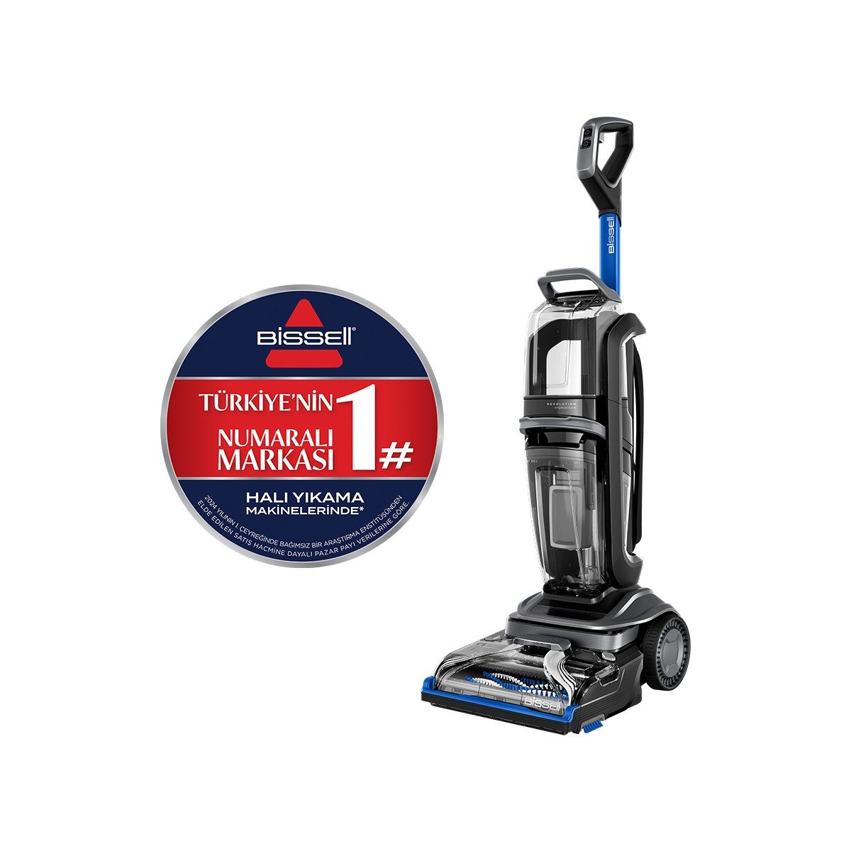 Bissell Revolution Hydrosteam Buharlı Halı - Koltuk Yıkama ve Leke Çıkarma Makinesi HBCV00005J3BSD