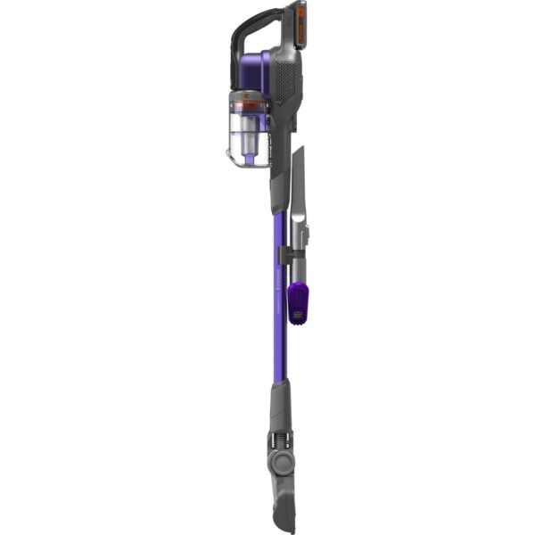Black & Decker 18V Kablosuz Dikey Süpürge Mor Turbo Başlıklı Toz Haznesi Var Güçlü Emiş Teknolojisi