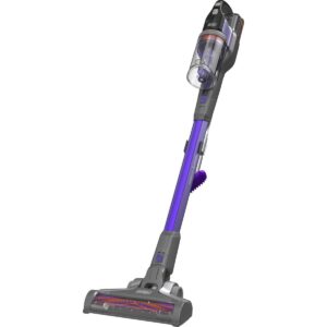 Black & Decker 18V Kablosuz Dikey Süpürge Mor Turbo Başlıklı Toz Haznesi Var Güçlü Emiş Teknolojisi HBCV00000OVG0P