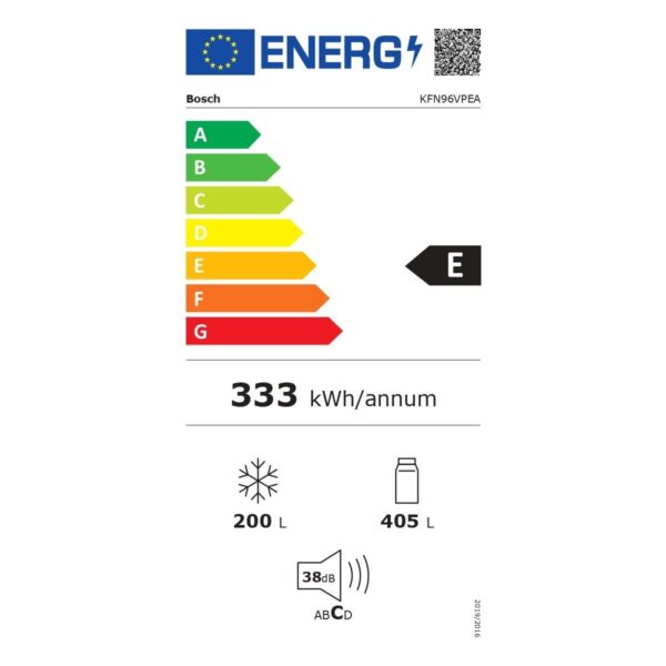 Bosch KFN96VPEA Gardırop Tipi No Frost Buzdolabı