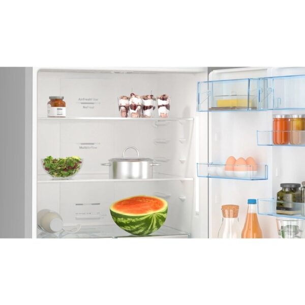 Bosch KGN76CIE0N Serie 6 186 x 75 cm Kolay Temizlenebilir Inox Alttan Donduruculu Buzdolabı