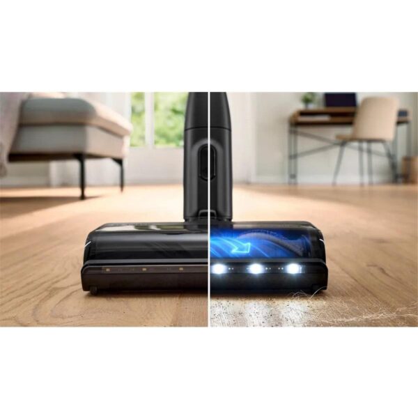 Bosch Unlimited 9 Beyaz Şarjlı Süpürge Toz Torbasız ve Güçlü Emiş Teknolojisi ile Emiş Gücü Ayarı