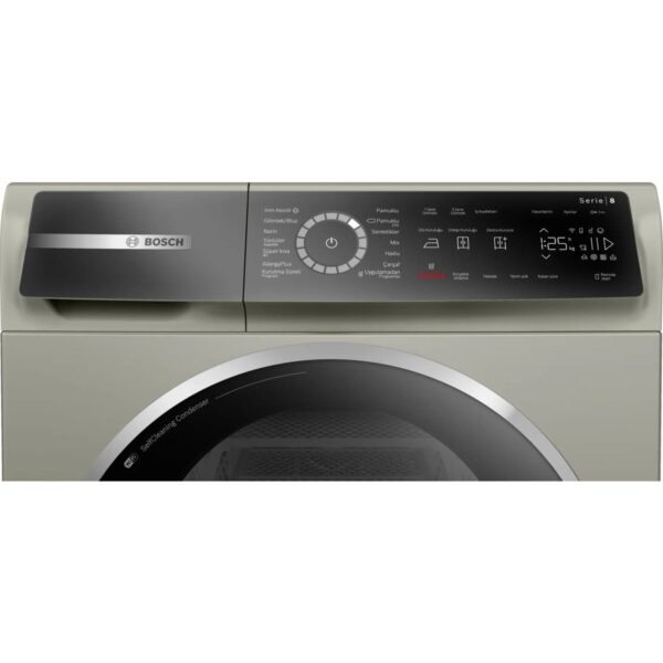 Bosch WQB245AXTR Serie 8 Isı Pompalı 9 kg Gümüş Kurutma Makinesi