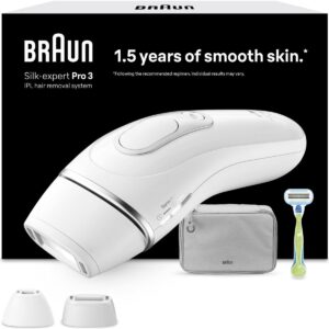 Braun Ipl Silk·expert Pro 3, Evde Tüy Alma, Çanta, Venus Tıraş Makinesi, 2 Başlık Ile, PL3122 HBCV0000AQHZR2