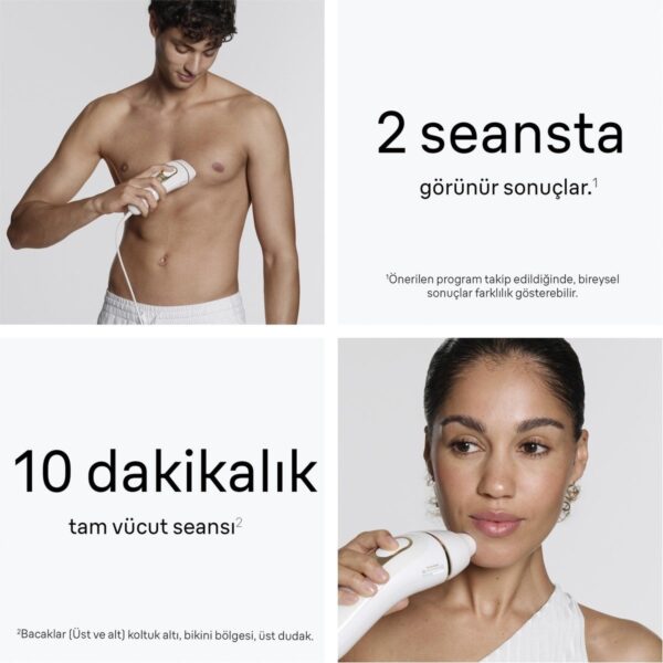 Braun IPL Silk·expert Pro 5, Evde Lazerle Tüy Alma, Çanta, Gillette Venus, 3 Başlık, PL5351