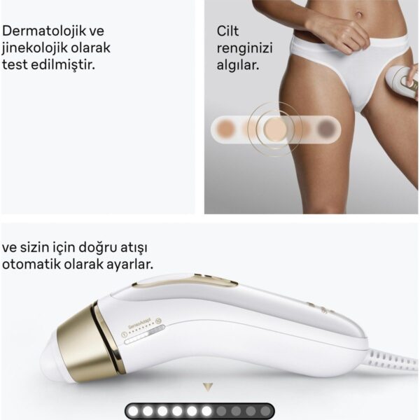Braun IPL Silk·expert Pro 5, Evde Lazerle Tüy Alma, Çanta, Gillette Venus, 3 Başlık, PL5351