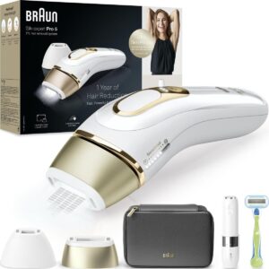 Braun Ipl Silk·expert Pro 5, Evde Tüy Alma, Çanta, Venus Tıraş Makinesi, 2 Başlık Ile, PL5146 HBCV0000675PEG