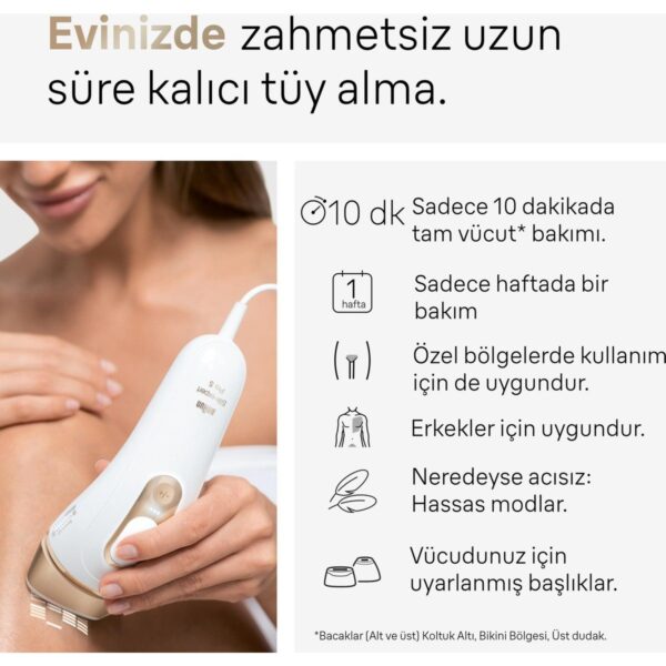 Braun Ipl Silk·expert Pro 5, Evde Tüy Alma, Çanta, Venus Tıraş Makinesi, 2 Başlık Ile, PL5146