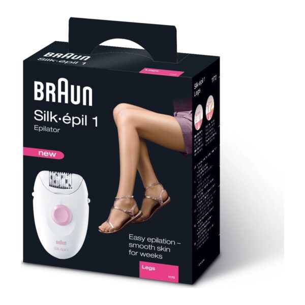 Braun Silk-Épil 1 1170 Epilatör – 20 Cımbızlı Softlift Teknolojisi, Kablolu Kuru Kullanım İle Hızlı Ve Rahat Epilasyon