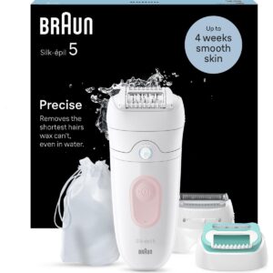Braun Silk-Épil 5 5-050 Epilatör – Hassas ve Etkili Tüy Alma, Islak/Kuru Kullanım, Acısız Epilasyon HBCV000069HF2G