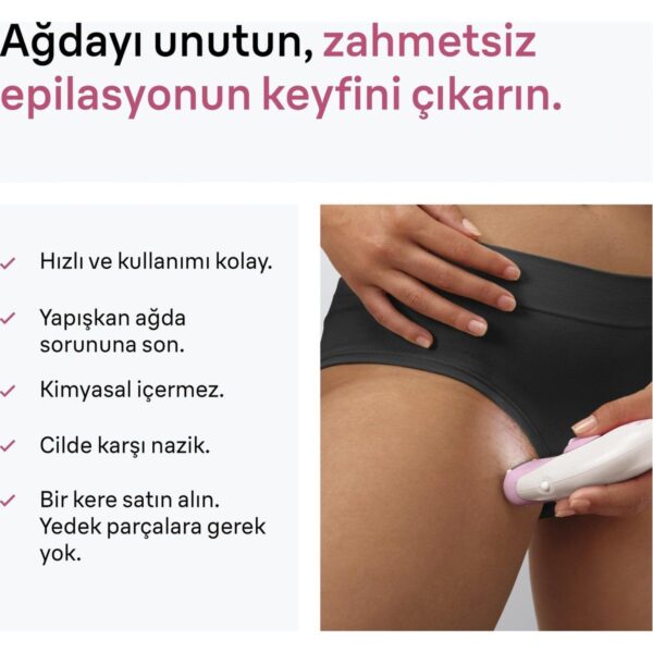Braun Silk·épil 3 Kablolu Epilatör, Kalıcı Pürüzsüz Cilt, 3-031