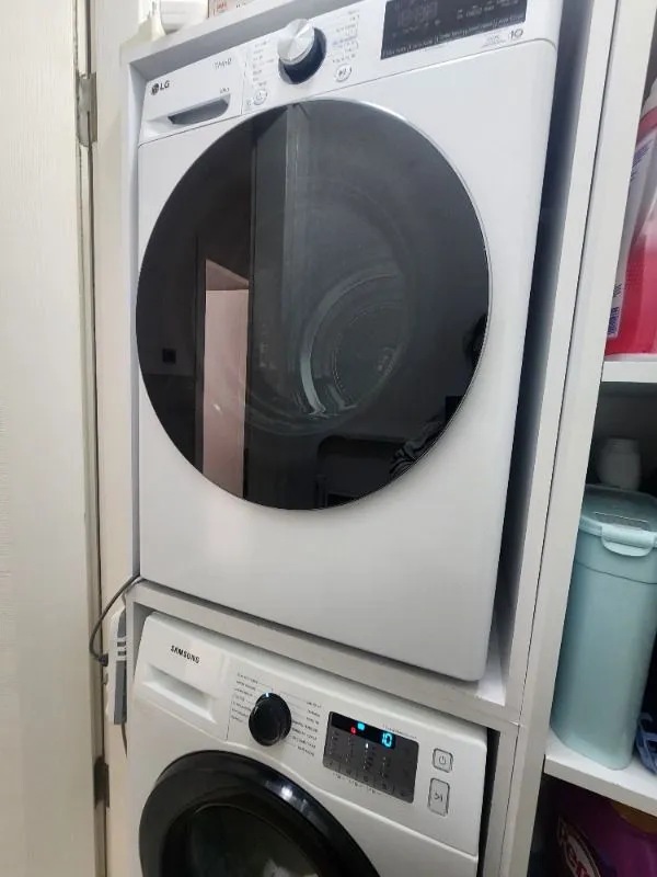 LG RH10V9AV2W 10 kg Dual Inverter ThinQ Özellikli Sessiz Çalışma ve Program Sayısı 14 Isı Pompalı Kurutma Makinesi