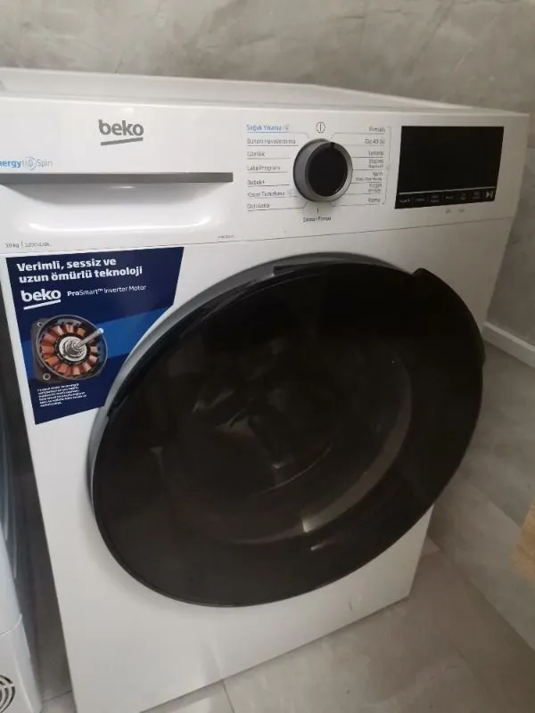 Beko CMX 10120 10 Kg Çamaşır Makinesi A Enerji Sınıfı 1200 Devir Hızı Beyaz Renk