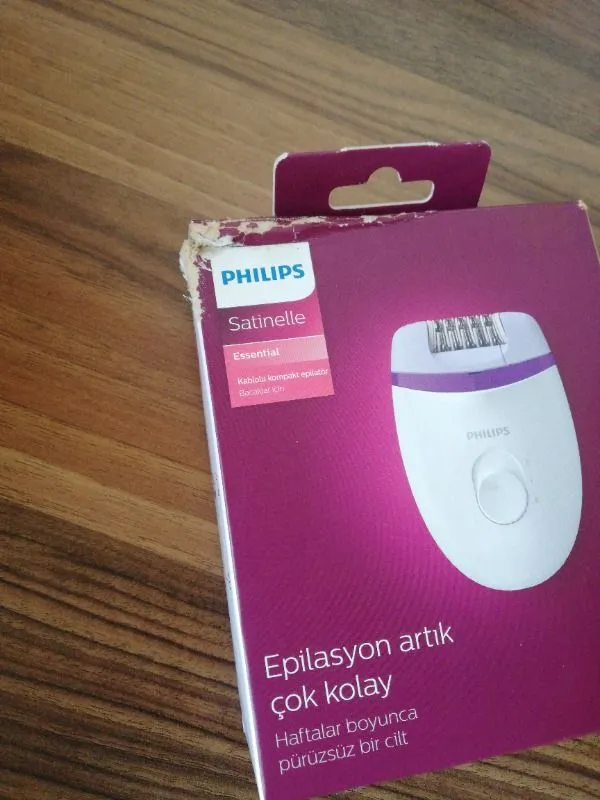 Philips BRE225/05 Satinelle Essential Kablolu Kompakt Epilatör