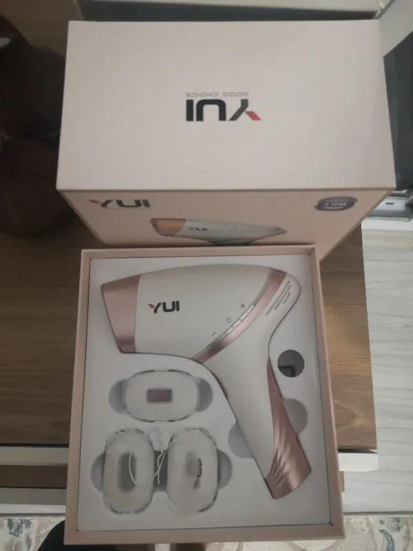 Yui IPLV15 Pro Vücut -Yüz- Bikini Başlıklı Ağrısız Otomatik ve Manuel Atım Buz Lazer Epilasyon Cihazı