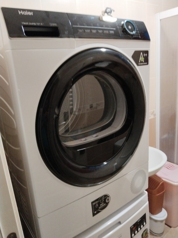 Haier HD100-A2939E-TR 10 kg Wi-Fi Bağlantılı Isı Pompalı Kurutma Makinesi