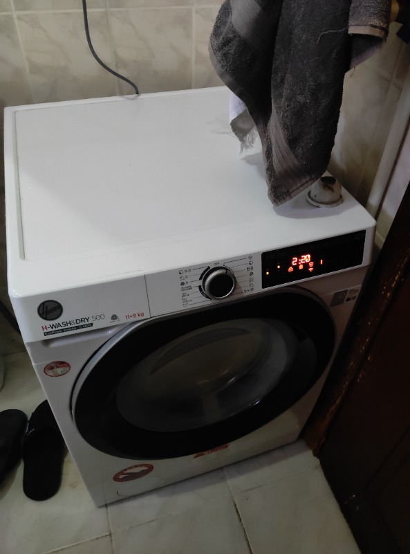 Hoover HDQ 4119AMBS/1-S 11 kg Yıkama 9 kg Kurutma Wi-Fi Bağlantılı 1400 Devir Kurutmalı Çamaşır Makinesi