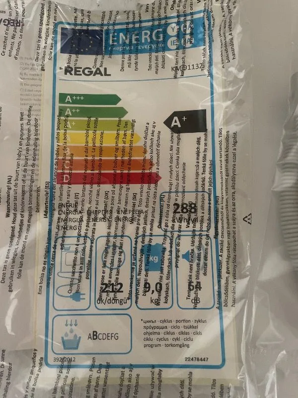 Regal 9 kg Kurutma Makinesi Isı Pompalı Enerji Sınıfı E Çocuk Kilidi Özellikli
