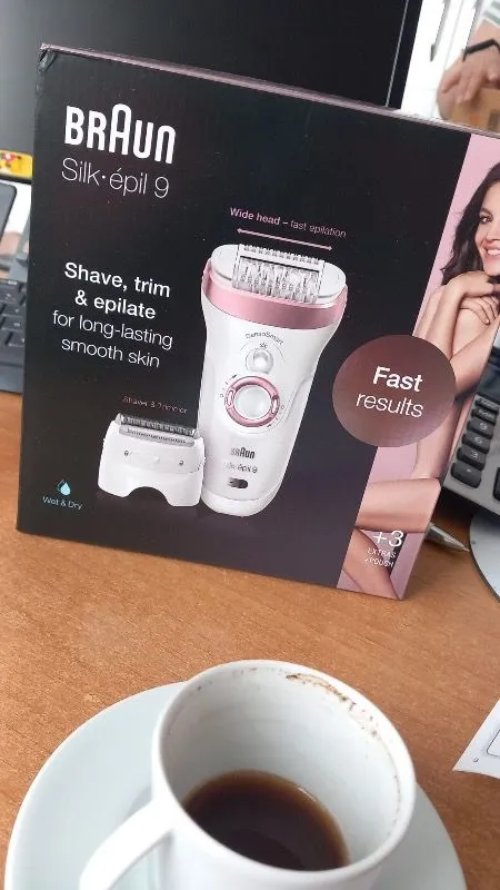 Braun Silk-épil 9 9720 SensoSmart Kablosuz Islak & Kuru Epilatör 4 Ek Parçalı Yıkanabilir Başlık