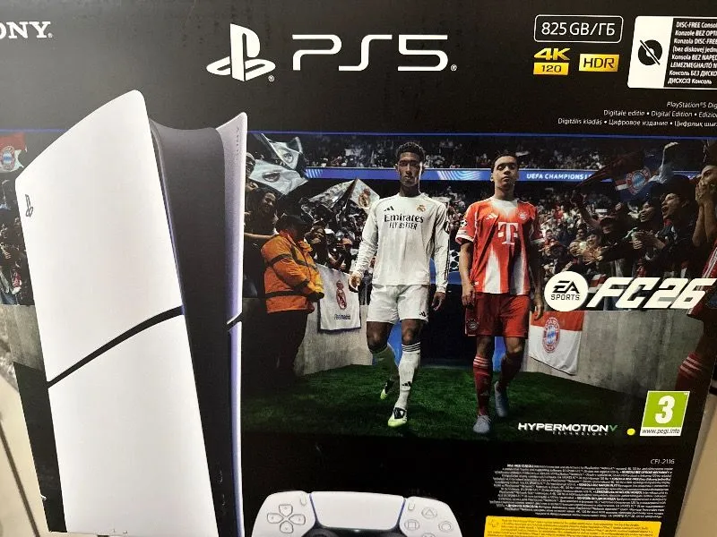 Sony Playstation 5 825 GB Slim Dijital Versiyon / Ea Sports FC26
