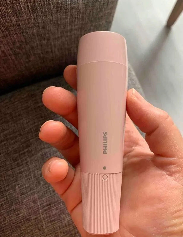 Philips Pembe Kablosuz Epilatör 9000 Serisi Islak ve Kuru Kullanım, Yıkanabilir Başlık ile 2 Hız Ayarı BRE718/05