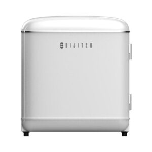 Dijitsu Retro Beyaz Çift Kapılı Mini Buzdolabı 47 lt Kapasite F Enerji Sınıfı Özellikleriyle HBCV00009HAHT9